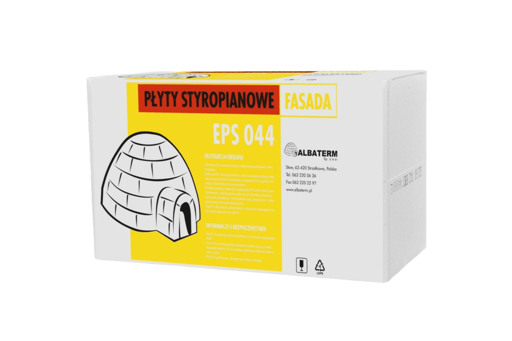 Biały Styropian Albaterm EPS 044 Fasada